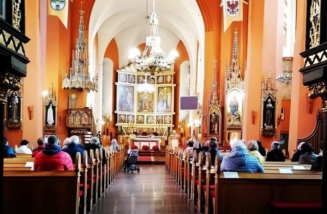 Tak wyglądała msza św. w konkatedrze zielonogórskiej
