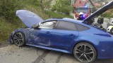 Audi RS7 Performance. Auto za blisko 700 tys. zł rozbite w Małopolsce 