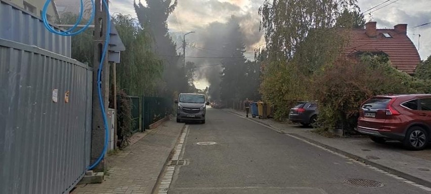 Pożar samochodu przy ul. Mikulskiego