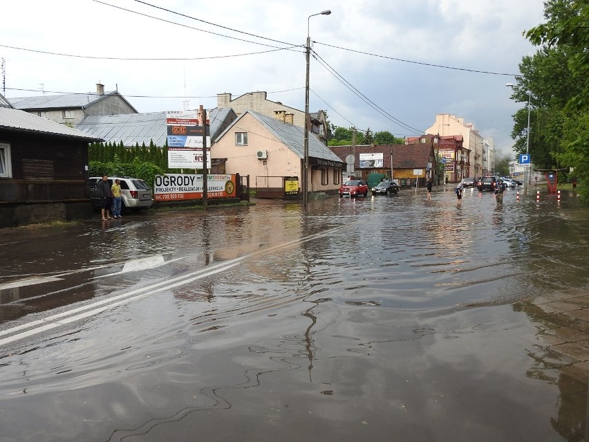 Ulewa w Białymstoku 20.06.2017