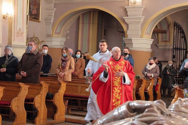 Niedziela Palmowa w klasztorze ojców bernardynów w Warcie