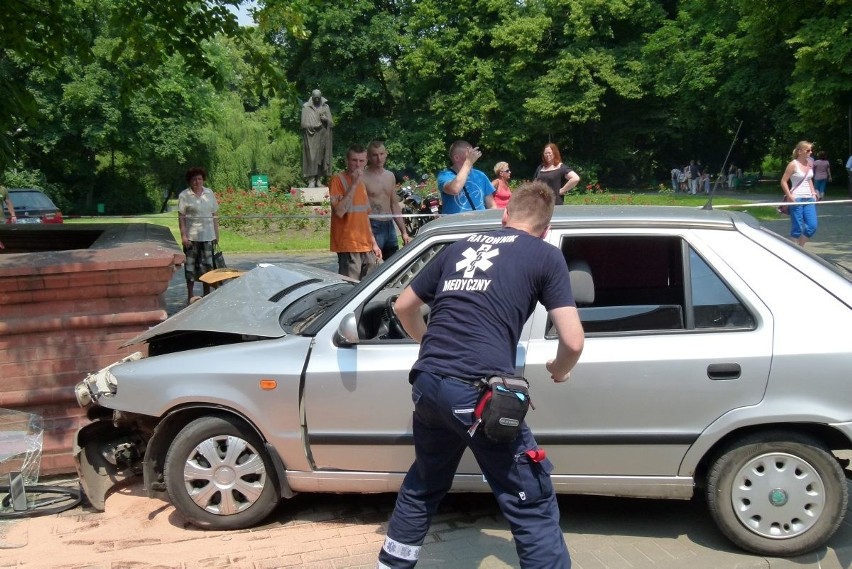 Wypadek na Narutowicza przy Tramwajowej