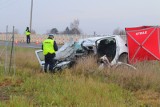 29-letni kierowca z Kujawsko-Pomorskiego zginął w wypadku w powiecie złotowskim w Wielkopolsce