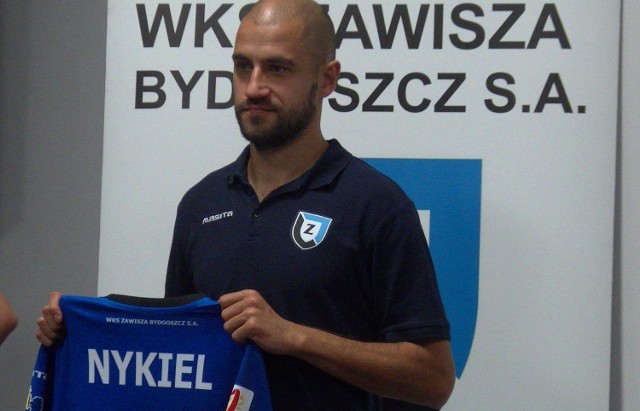 Krzysztof Nykiel, nowy obrońca Zawiszy Bydgoszcz.