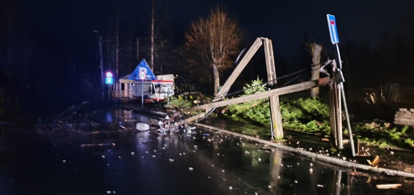 Halny na Podhalu. Trwa wielkie sprzątanie szkód