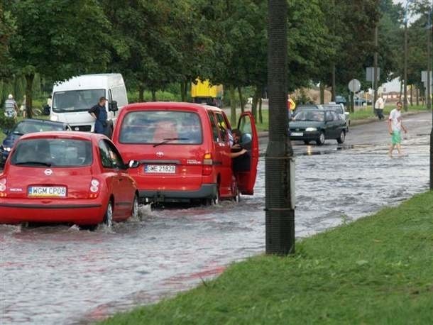 Powódź w Ostrołęce (40 zdjęć)