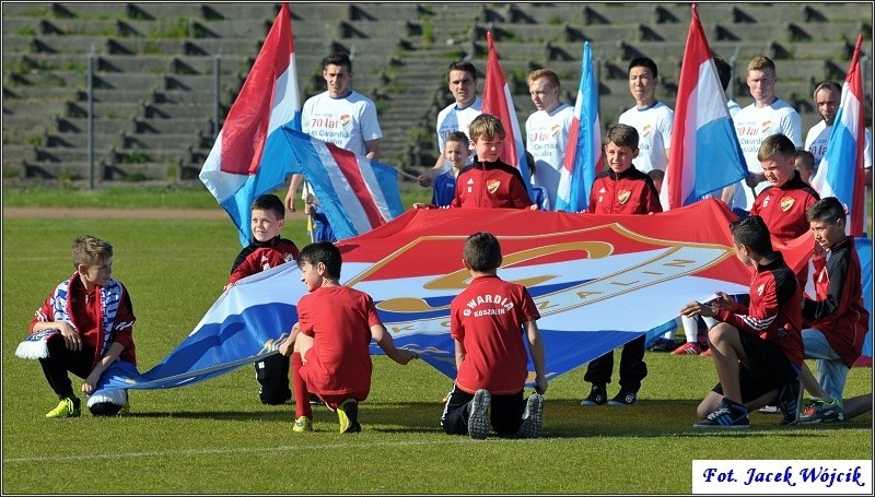 Gwardia Koszalin pokonała 1:0 na stadionie przy ul. Fałata...