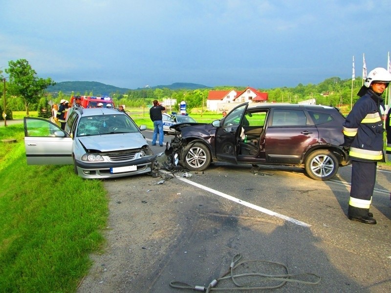 Wypadek w Jurkowie