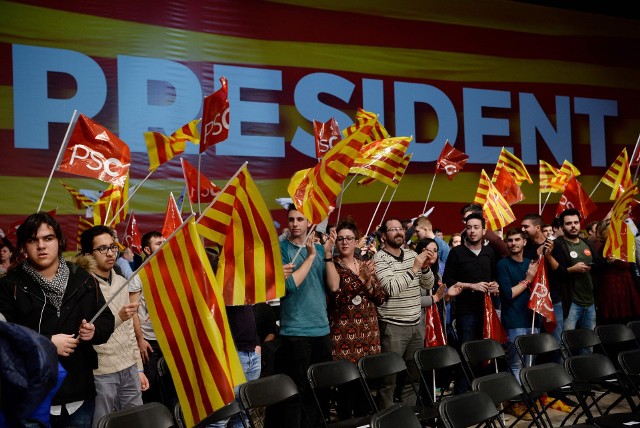 Wiec Katalońskiej Partii Socjalistycznej