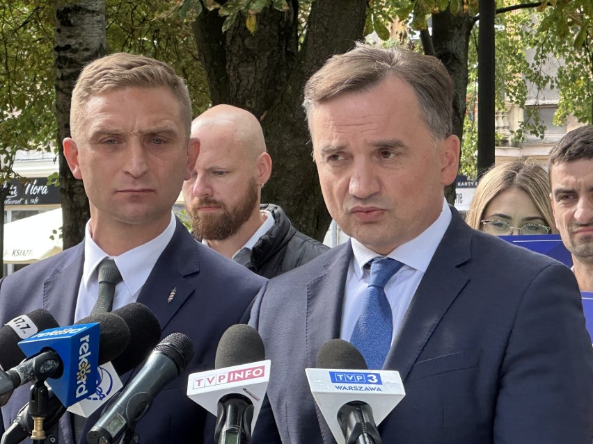 Minister Zbigniew Ziobro włączył się w kampanię wyborczą...