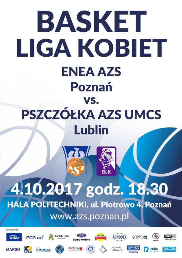 Spotkanie Enei AZS z Pszczółką Lublin zapowiada się bardzo emocjonująco. Ekstraklasę kobiecej koszykówki będzie można zobaczyć za 12 zł (cena biletu normalnego)