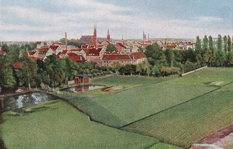 Panorama Świebodzina w latach pierwszej wojny światowej.