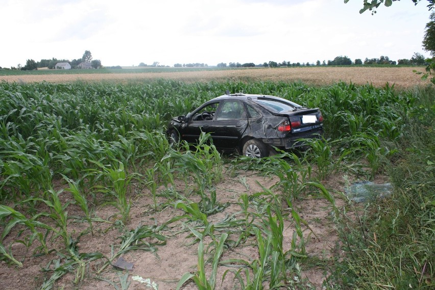 Powiat brodnicki: Zderzyły się dwa auta osobowe