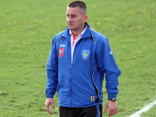 Trener Tomasz Słowik w sobotnim spotkaniu nie mógł skorzystać z kilku podstawowych zawodników.