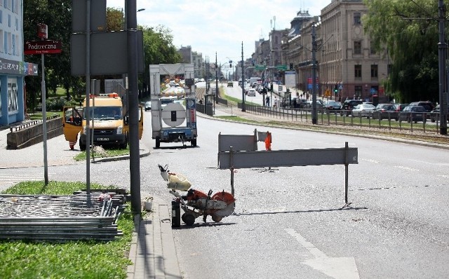 Na ul. Zachodniej wodociągowcy pracują już od czwartku.