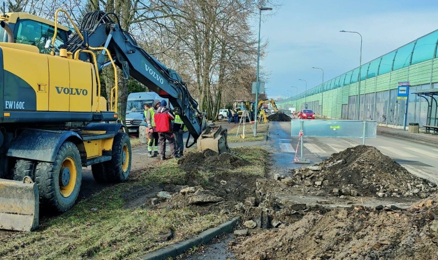 Trwa przebudowa ul. Staszica i ul. Oddziału AK Ordona...