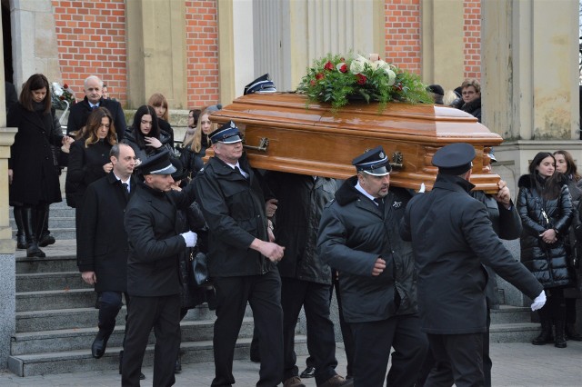 Uroczystości pogrzebowe byłego burmistrza Proszowic Jana Makowskiego