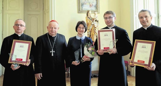Laureaci poprzedniej edycji plebiscytu z kardynałem Stanisławem Dziwiszem