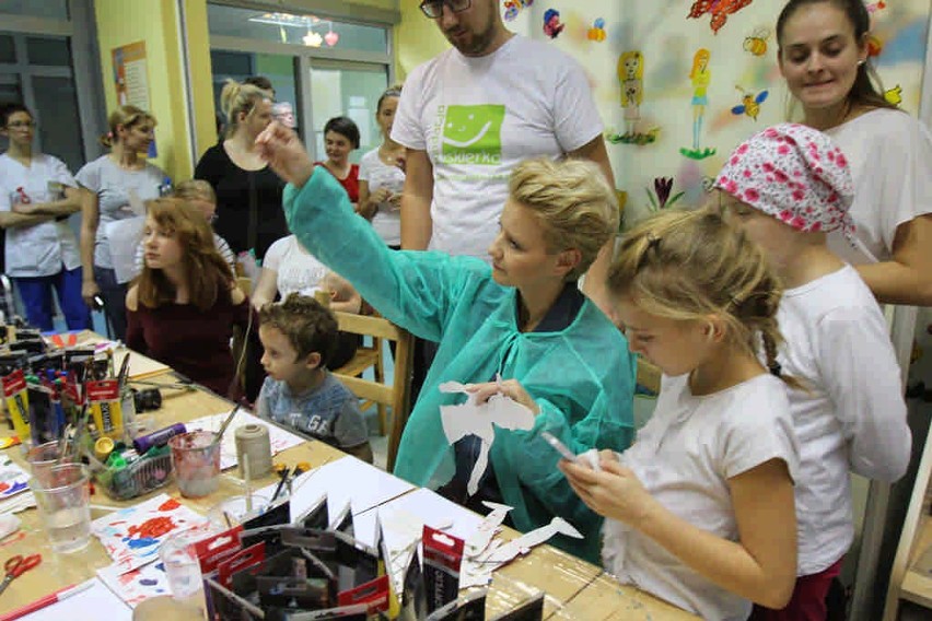 Małgorzata Kożuchowska w Górnośląskim Centrum Zdrowia...