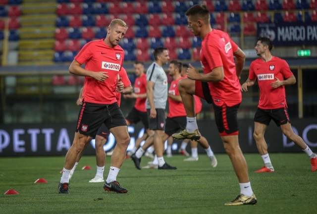 06.09.2018 wlochy. bolonia. stadion renato dall'ara. polska reprezentacja trenuje przed meczem  ligii narodow wlochy - polska.  nz. kamil glik fot. karolina misztal / polska press/dziennik baltycki