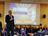 Europejska Burza Mózgów w Kielcach z liderem Wiosny Robertem Biedroniem oraz Maciejem Gdulą, kandydatem partii do europarlamentu