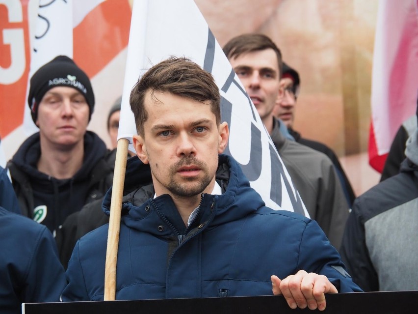 Protest rolników w Łodzi