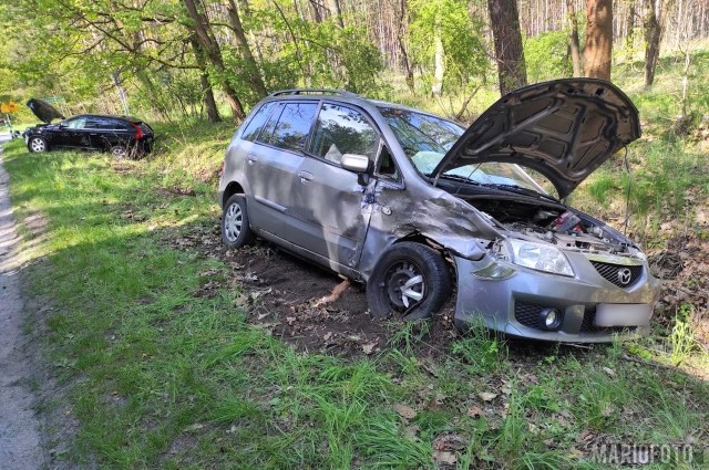 Na skrzyżowaniu w Nowej Schodni volvo zderzyło się z mazdą.