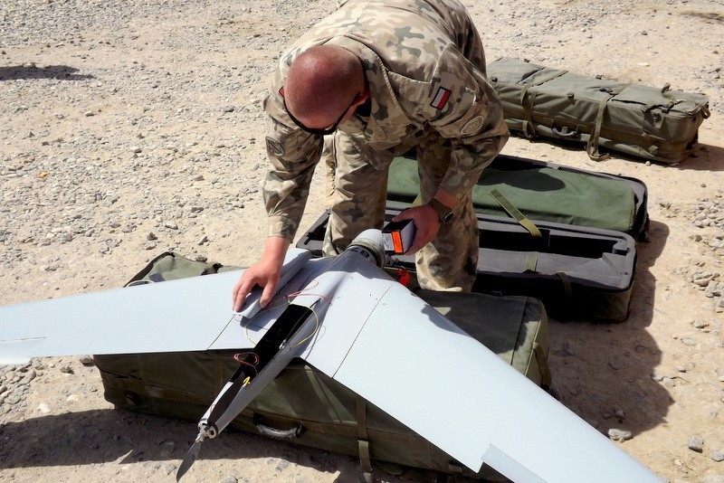 Polskie bezzałogowe samoloty w Afganistanie.