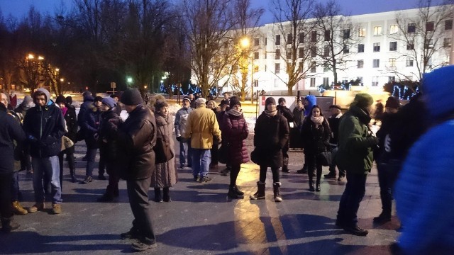 Protest studentów w Lublinie