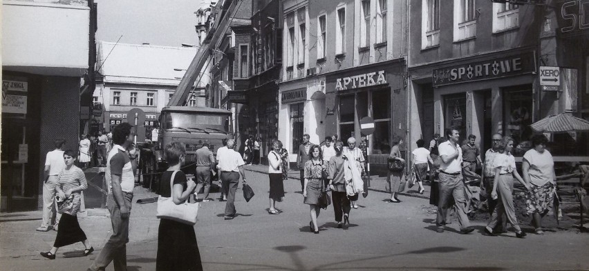 Rynek w Rybniku i centrum miasta 50 lat temu