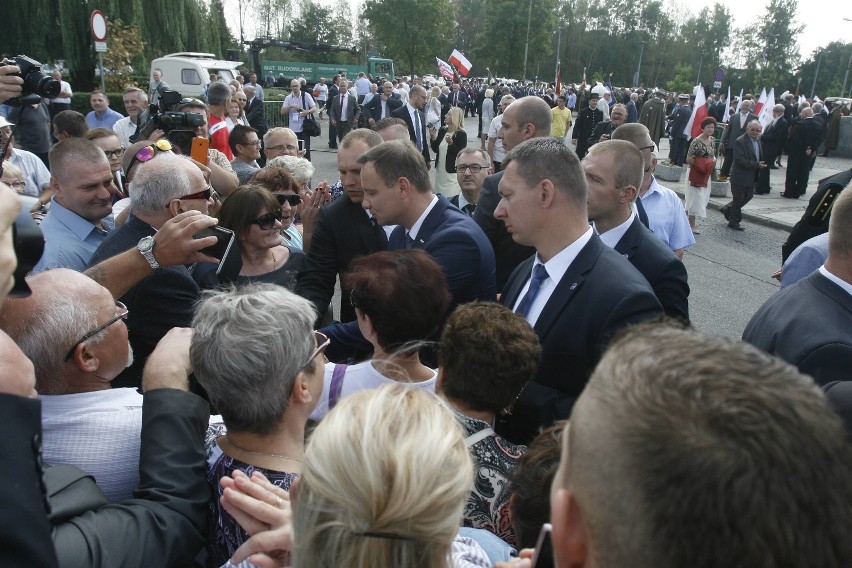 Prezydent Andrzej Duda w Jastrzębiu na uroczystościach...