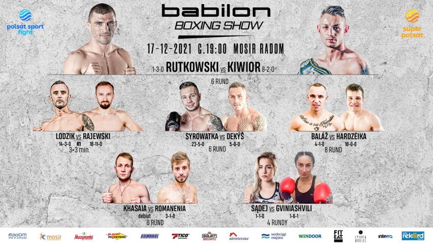 Gala boksu Babilon Boxing Show w Radomiu. Za nami ważenie. Daniel "Rutek" Rutkowski gotowy na walkę wieczoru (ZDJĘCIA)