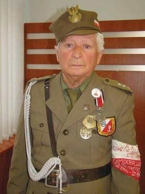 Najmłodszy partyzant Wileńszczyzny w swoim mundurze Fot. Anna Szopińska