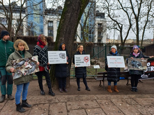 W sobotę w poznańskim zoo spotkali się przeciwnicy hodowli zwierząt na futraPrzejdź dalej -->