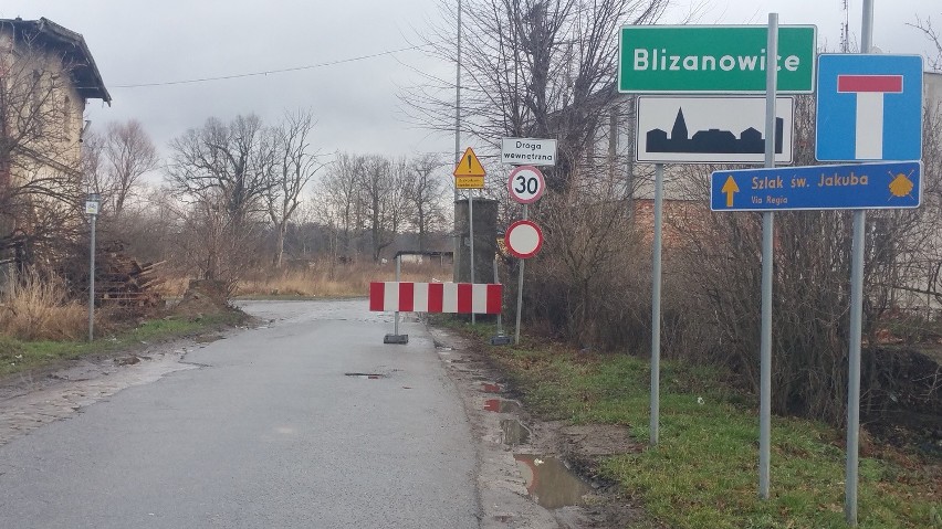 Droga Blizanowice-Trestno zamknięta. Utrudniony dojazd ze wschodniej obwodnicy do centrum