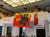 Kibice ŁKS protestują na sesji 
