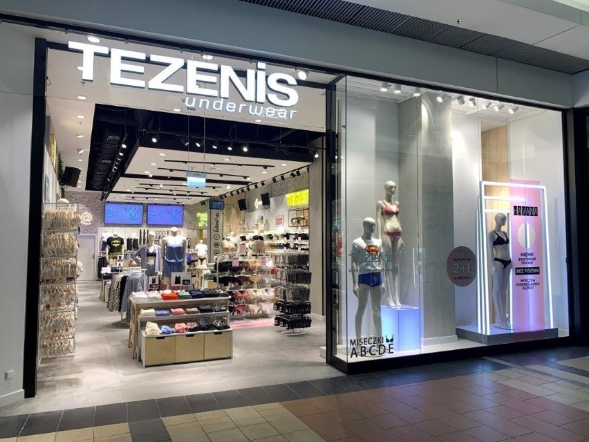 Nowy sklep - marki Tezenis - w Silesia City Center....