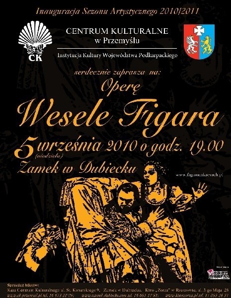 Opera w amfiteatrze w Cieszanowie i zamku w Dubiecku