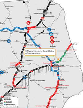 TRASA S19 Białystok Północ-do węzła Czarna Białostocka