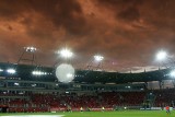 Widzew - Elana 1:1. Kibice skandowali wulgarne hasło: Widzew grać, k... m...