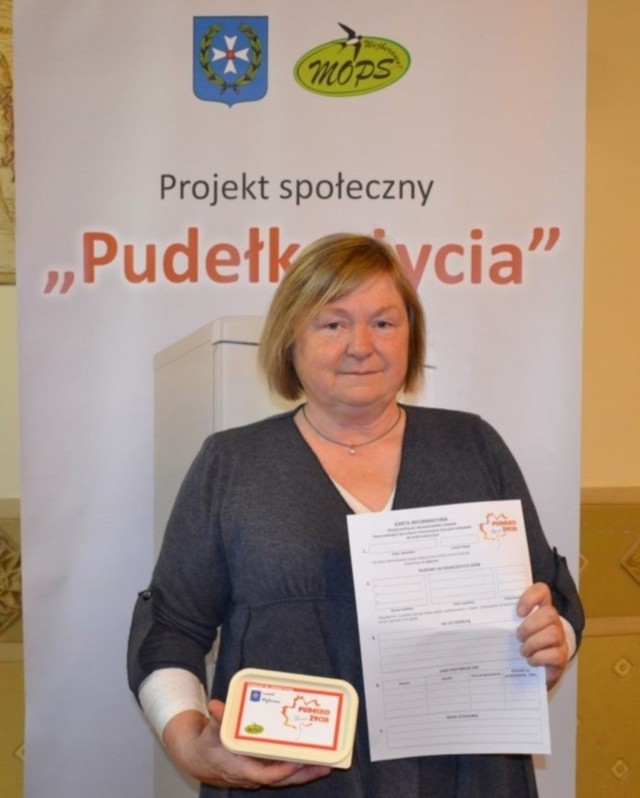 Ewa Kłosowska promuje Pudełko życia.