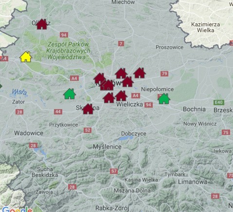 Olbrzymi smog nad Krakowem. Rekordowe przekroczenie norm [DANE]