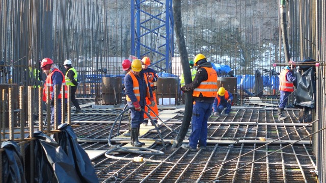 W EO właśnie rozpoczęto betonowanie fundamentu maszynowni nr 6.