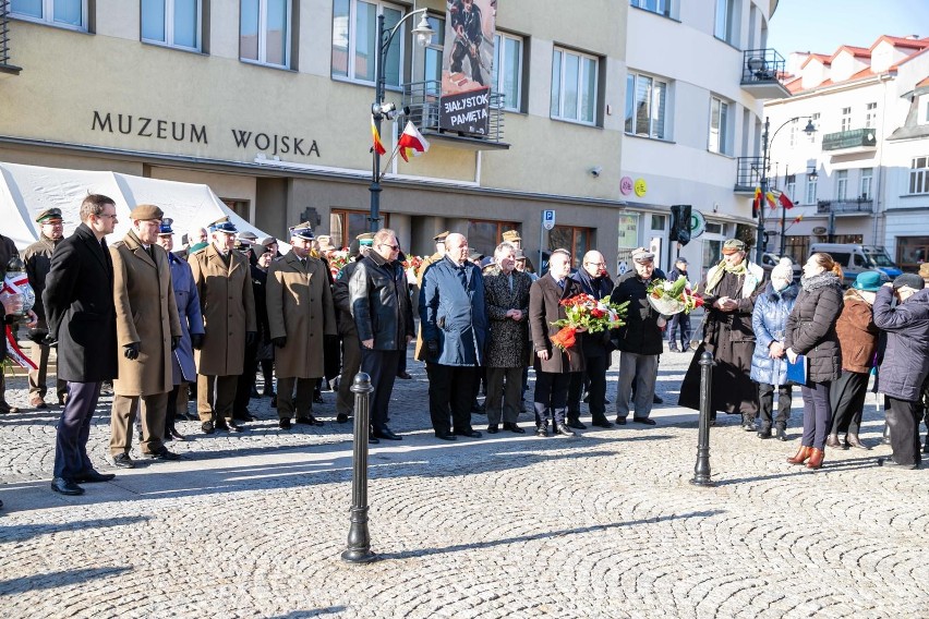 Białystok 14 lutego 2022 roku. Obchody 80. rocznicy...