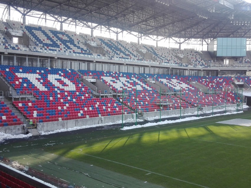 Stadion Górnika Zabrze gotowy na mecz z Wisłą Kraków