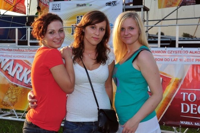Karolina Dębiska, Karolina Chmal i Magda Bielawska przyszły na Borki, żeby pobawić się przy klubowej muzyce.