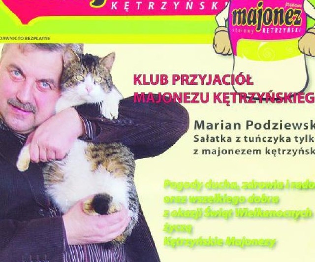 Marian Podziewski i jego Maniek uwielbiają majonez. Wojewoda opowiada o tym barwnie w reklamie.