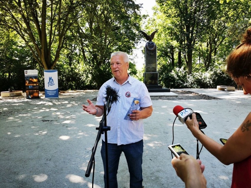 Pomnik poległych toruńskich baloniarzy wrócił do parku. W piątek odsłonięcie i imprezy towarzyszące