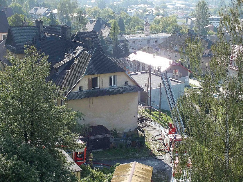 Pożar w Starachowicach. Kilkanaście osób ewakuowanych