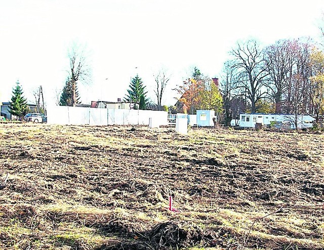 Plac pod budowę nowej Komendy Policji w Białogardzie - to teren o powierzchni ponad 1 ha